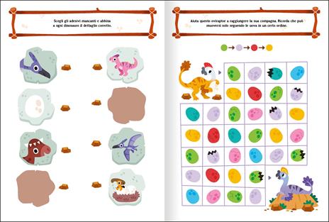 I dinosauri. Adesivi scintillanti. Ediz. a colori - 3