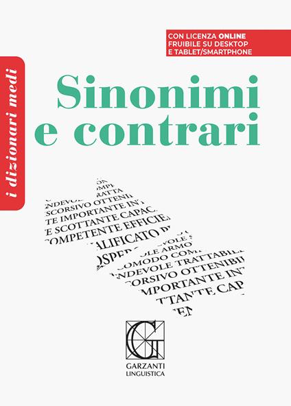 Dizionario medio dei sinonimi e contrari. Con Codice di licenza di prodotto digitale - copertina