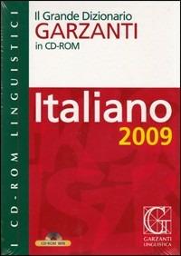 Grande dizionario di italiano 2009. CD-ROM - copertina