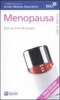 Menopausa - Anne MacGregor - copertina