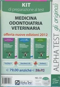 Alpha Test. Medicina, odontoiatria, veterinaria. Kit di preparazione in 3  volumi. 2020-2021