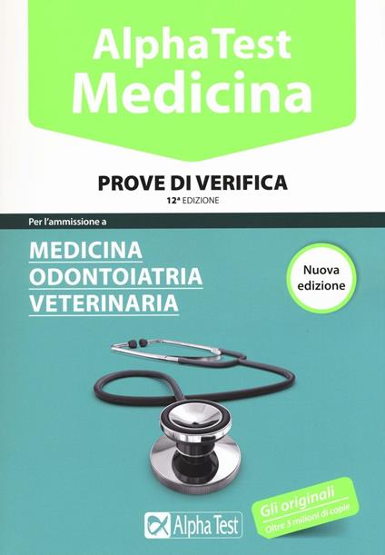 Alpha Test. Medicina, odontoiatria, veterinaria. Prove di verifica - copertina