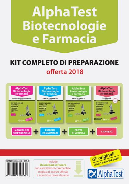 Alpha Test Professioni Sanitarie Kit Completo di Preparazione 2024 - 2025