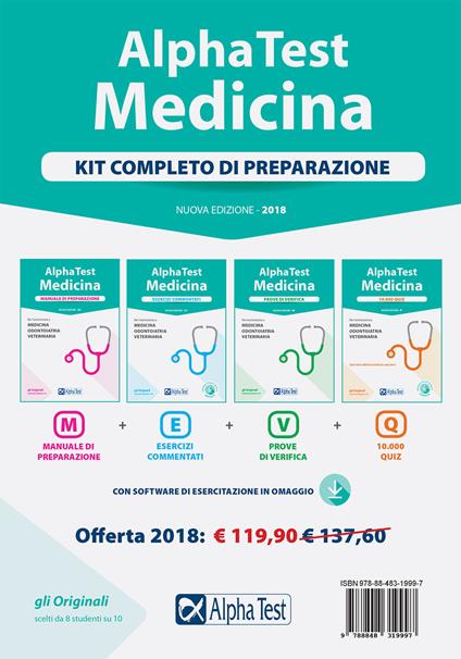 TOLC-MED. Test Medicina 2024/2025. Kit advanced