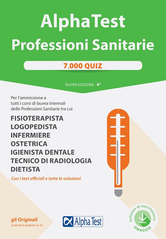 Alpha Test. Professioni sanitarie. 7000 quiz. Con Contenuto digitale per download e accesso on line - Stefano Bertocchi,Massimiliano Bianchini - copertina