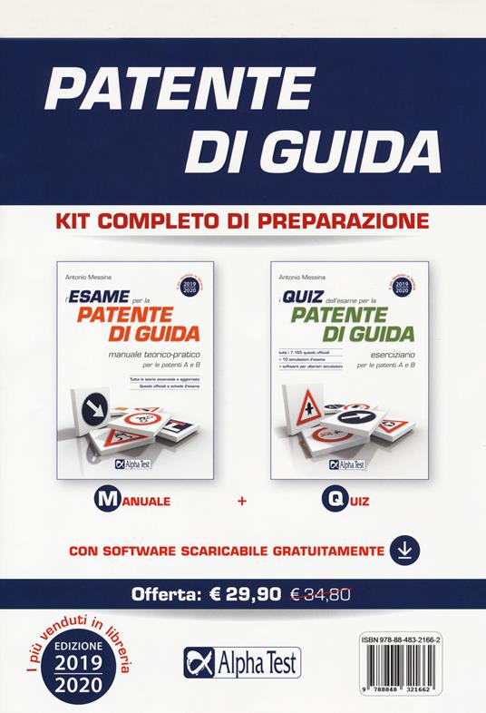 Patente di guida. Kit completo di preparazione: Manuale