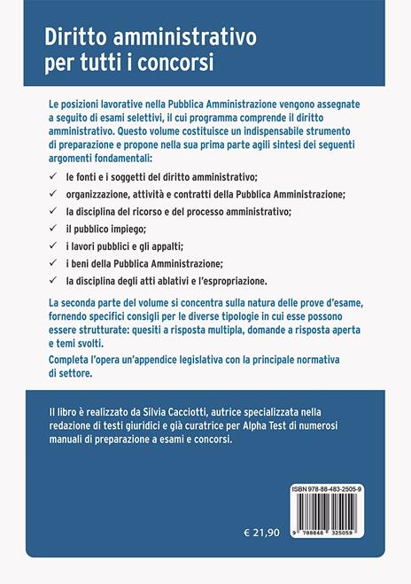 Diritto amministrativo per tutti i concorsi - Silvia Cacciotti - 2