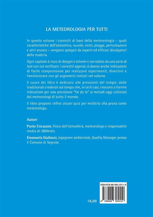 La meteorologia per tutti. Nuova ediz. - Paolo Corazzon,Emanuela Giuliacci - 2