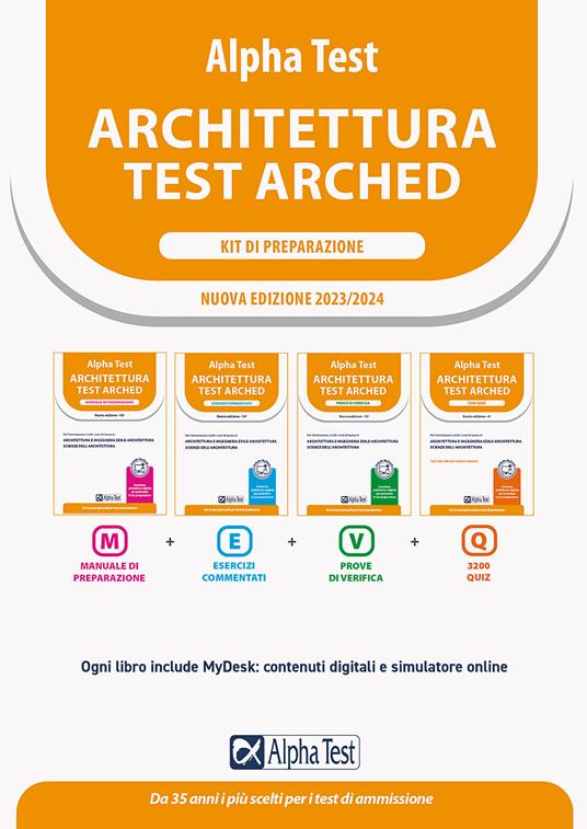 Alpha Test Architettura. Kit di preparazione - Alberto Sironi -  Massimiliano Bianchini - - Libro - Alpha Test - TestUniversitari