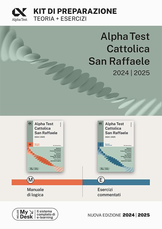 Alpha Test Cattolica San Raffaele. Kit di preparazione. Con MyDesk - Libro  - Alpha Test - TestUniversitari