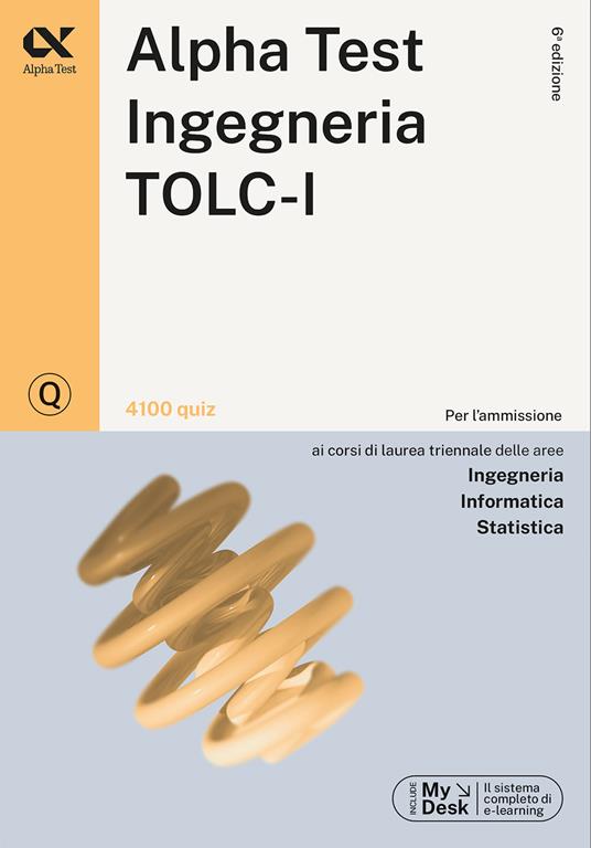  Alpha Test Ingegneria TOLC-I. Kit di Preparazione - AA.VV. -  Libri