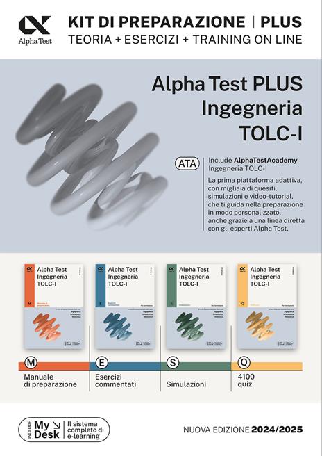 Alpha Test Plus Ingegneria. TOLC-I. Kit di preparazione Plus - Stefano Bertocchi,Alberto Sironi,Massimiliano Bianchini - copertina