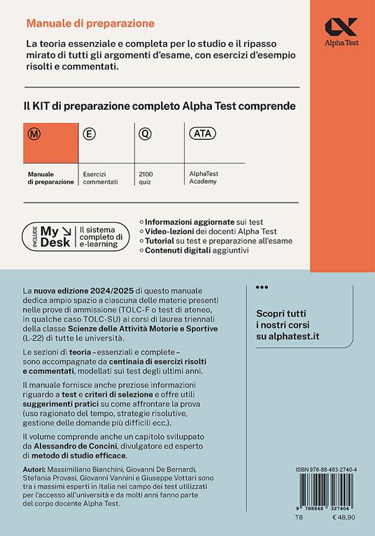 Alpha Test. Design. Manuale di preparazione. Con Contenuto digitale per  accesso on line - Stefano Bertocchi, Fausto