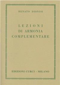 Lezioni di armonia complementare - Renato Dionisi - copertina