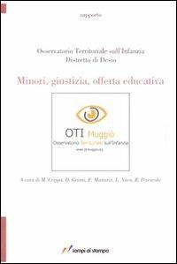 Minori, giustizia, offerta educativa - copertina