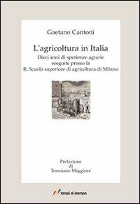 L' agricoltura in Italia - Gaetano Cantoni - copertina