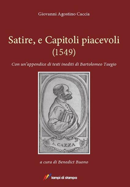 Satire, et capitoli piacevoli (1549) - Giovanni A. Caccia - copertina