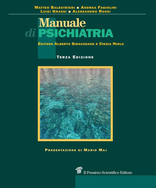 Manuale di psichiatria - Alberto Siracusano,Cinzia Niolu - copertina