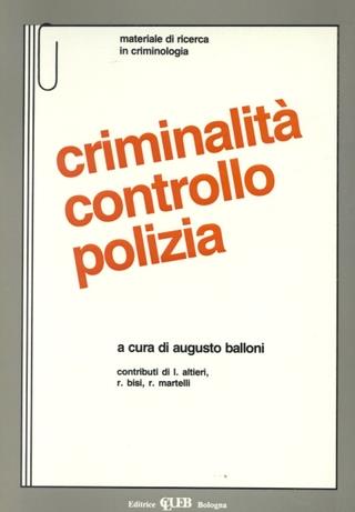 Criminalità controllo polizia - copertina