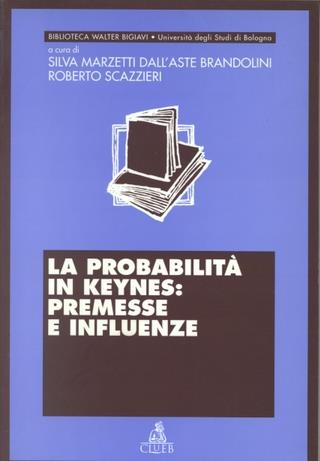 La probabilità in Keynes: premesse e influenze - copertina