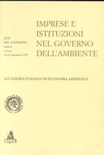 Imprese e istituzioni nel governo dell'ambiente