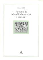 Appunti di metodi matematici e statistici