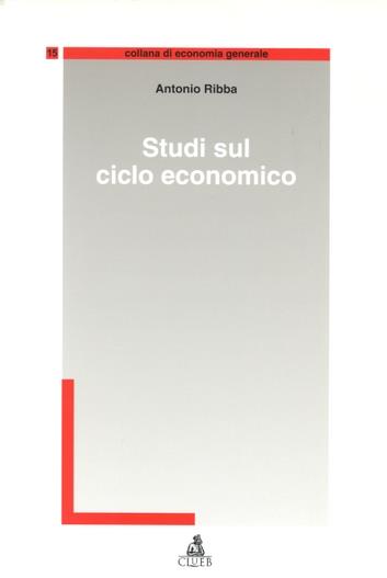 Studi sul ciclo economico - Antonio Ribba - copertina