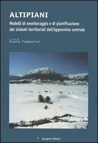 Altipiani. Modelli di monitoraggio e di pianificazione dei sistemi territoriali dell'Appennino centrale - copertina