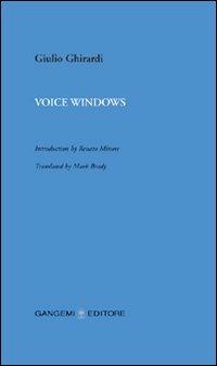 Voice windows - Giulio Ghirardi - copertina