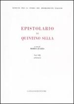 Epistolario. Vol. 8: Appendice