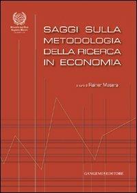 Saggi sulla metodologia della ricerca in economia - copertina