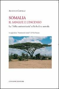 Somalia. Il sangue e l'incenso. La «follia universitaria» nella bufera somala - Antonio Cappelli - copertina