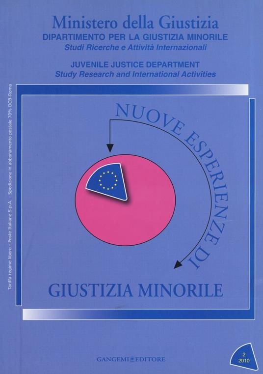 Nuove esperienze di giustizia minorile (2010). Vol. 2 - copertina