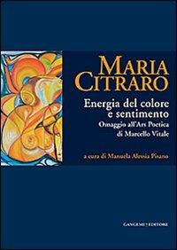 Maria Citraro. Energia del colore e sentimento. Omaggio all'ars poetica di Marcello Vitale. Ediz. illustrata - copertina