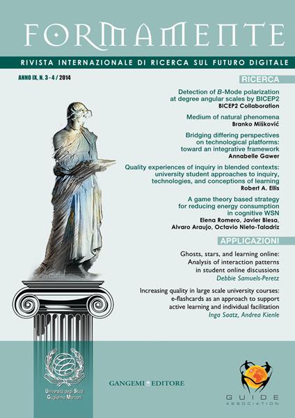 Formamente. Rivista internazionale sul futuro digitale (2014). Ediz. italiana e inglese vol. 3-4 - copertina