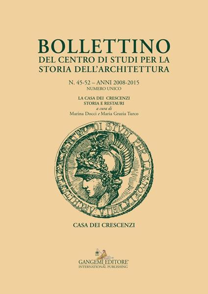 Bollettino del centro di studi per la storia dell'architettura (2008-2015) vol. 45-52 - copertina