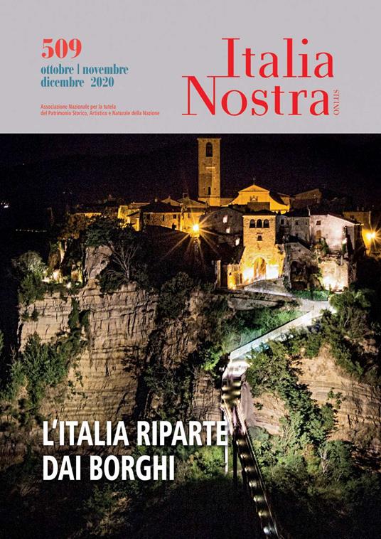 Italia nostra (2020). Vol. 509: Italia riparte dai borghi, L'. - copertina