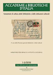 Image of Accademie & biblioteche d'Italia (2018). Vol. 1-2