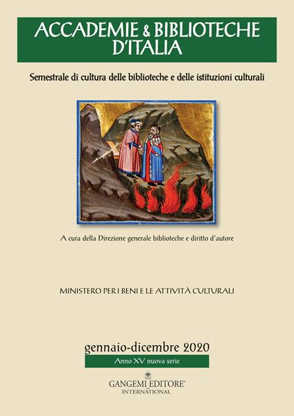 Accademie & biblioteche d'Italia. Semestrale di cultura delle biblioteche e delle istituzioni culturali (2020) - copertina