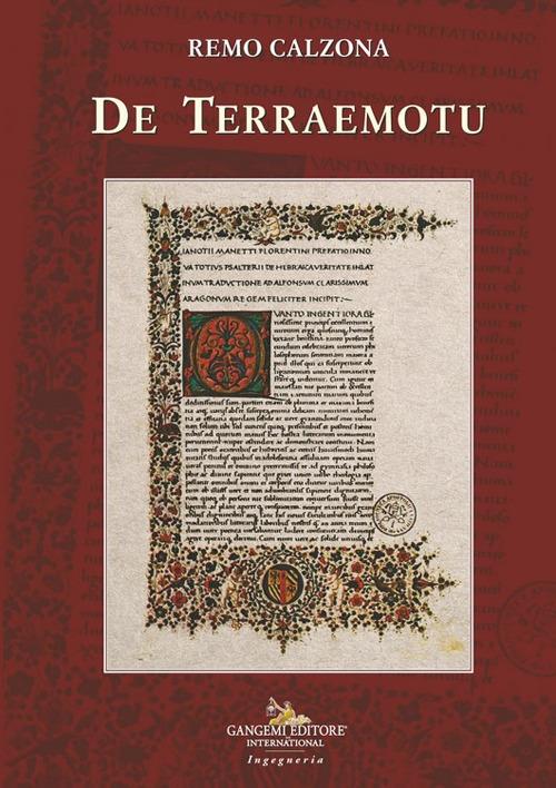 De Terraemotu - Remo Calzona - copertina