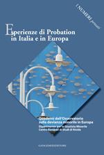 Esperienze di probation in Italia e in Europa. I numeri pensati