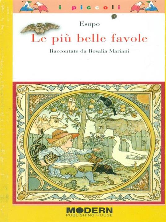 Le più belle favole - Esopo - copertina