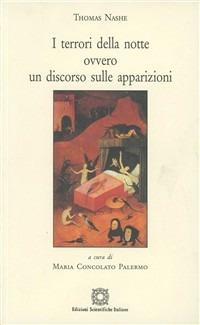 I terrori della notte ovvero un discorso sulle apparizioni - Thomas Nashe - copertina