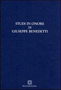 Studi in onore di Giuseppe Benedetti - copertina