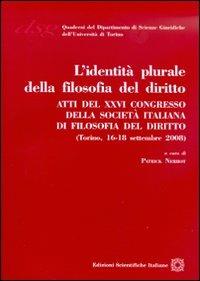 L'identità plurale della filosofia del diritto - copertina