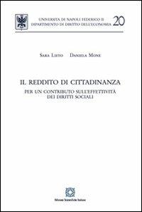 Il reddito di cittadinanza - Sara Lieto,Daniela Mone - copertina