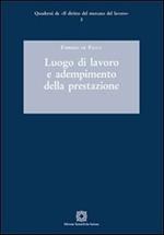 Luogo di lavoro e adempimento della prestazione