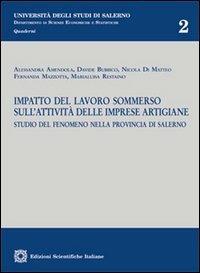 Impatto del lavoro sommerso sull'attività delle imprese artigiane - copertina