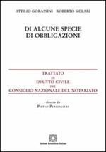 Di alcune specie di obbligazioni