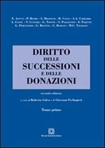 Diritto delle successioni e delle donazioni. Vol. 1